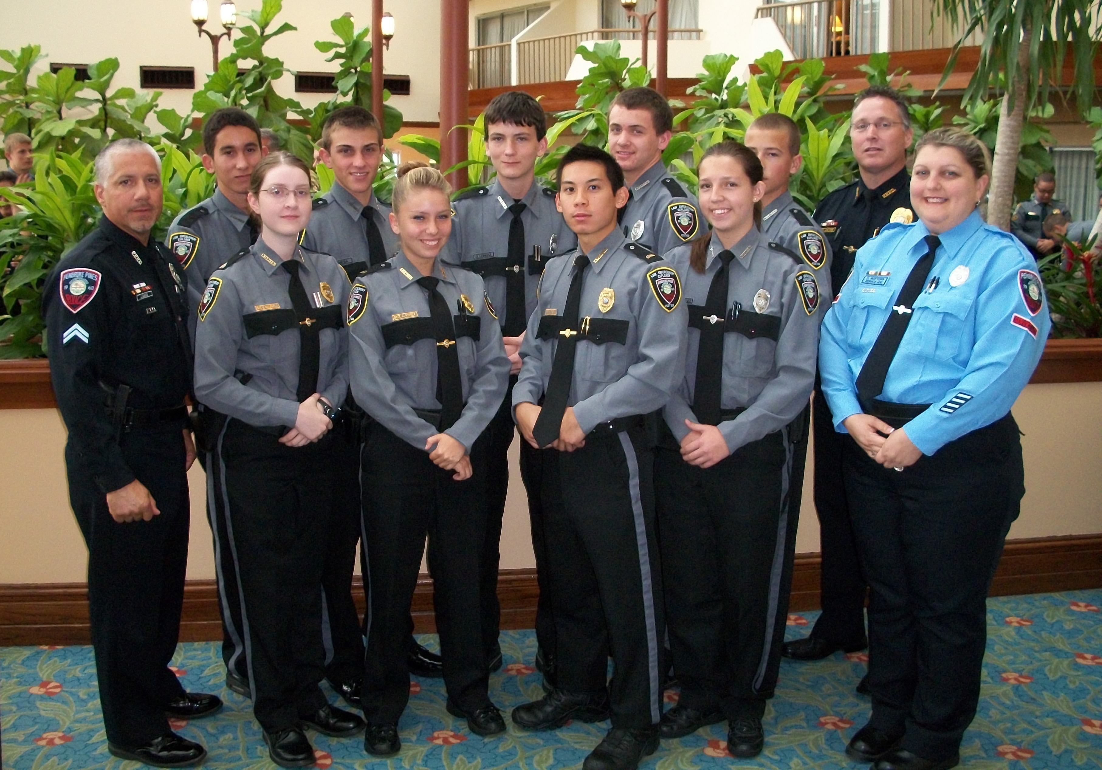 Explorer post at States Competition